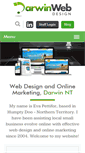 Mobile Screenshot of darwinwebdesign.com.au
